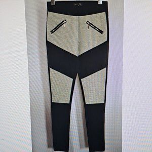KESSLEY NWT 2 tones LEGGINGS tight Sz MEDIUM lace BALLETCORE ATHLEISURE SUBLIME